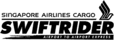 SINGAPORE AIRLINES CARGO SWIFTRIDER AIRPORT TO AIRPORT EXPRESS Logo (DPMA, 11/06/1991)