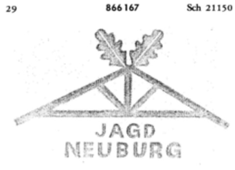 JAGD NEUBURG Logo (DPMA, 21.12.1968)