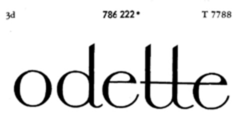 odette Logo (DPMA, 10/20/1961)