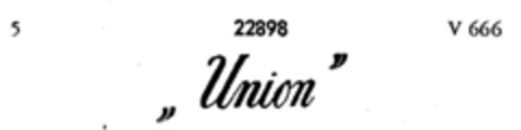 "Union" Logo (DPMA, 05.02.1897)