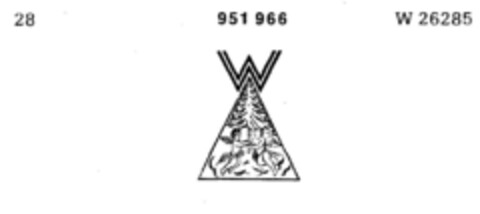 W Logo (DPMA, 26.04.1975)
