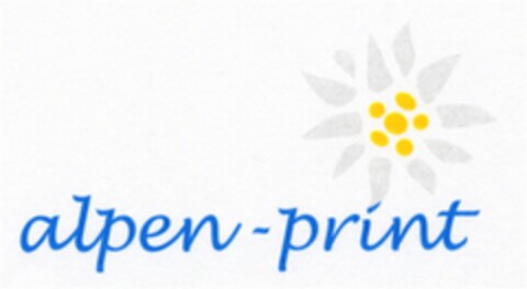 alpen-print Logo (DPMA, 14.01.2009)