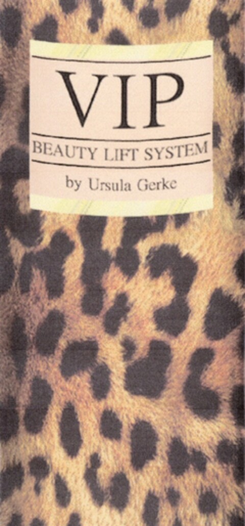 VIP BEAUTY LIFT SYSTEM by Ursula Gerke Logo (DPMA, 19.02.2009)