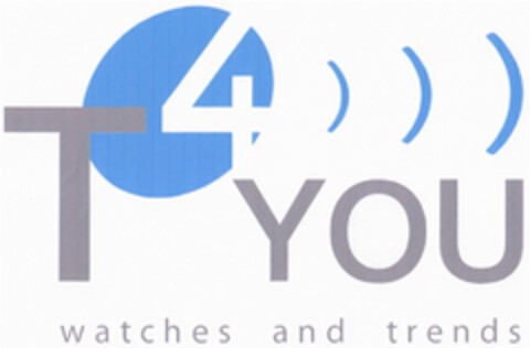 T 4 YOU watches and trends Logo (DPMA, 02.12.2010)