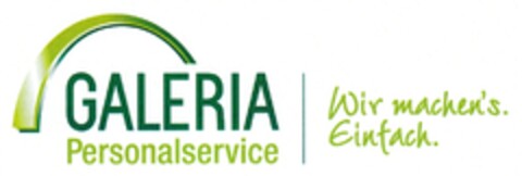 GALERIA Personalservice | Wir machen's. Einfach. Logo (DPMA, 12.04.2012)