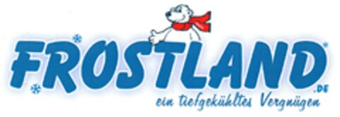 FROSTLAND.DE ein tiefgekühltes Vergnügen Logo (DPMA, 06/04/2012)