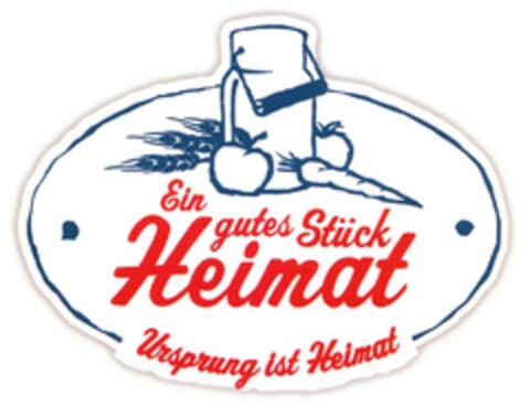 Ein gutes Stück Heimat Ursprung ist Heimat Logo (DPMA, 01/13/2015)
