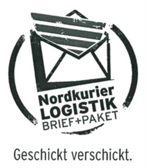 Nordkurier LOGISTIK BRIEF+PAKET Geschickt verschickt. Logo (DPMA, 28.07.2017)