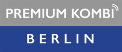 PREMIUM KOMBI BERLIN Logo (DPMA, 10.08.2018)