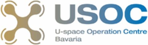 USOC U-space Operation Centre Bavaria Logo (DPMA, 09/17/2021)