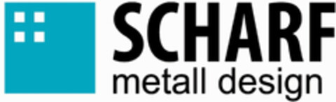 SCHARF metall design Logo (DPMA, 11/03/2021)