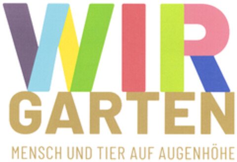 WIR GARTEN MENSCH UND TIER AUF AUGENHÖHE Logo (DPMA, 04.05.2023)