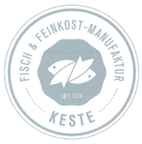 FISCH & FEINKOST-MANUFAKTUR KESTE SEIT 1928 Logo (DPMA, 20.05.2025)