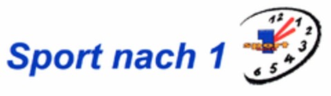 Sport nach 1 Logo (DPMA, 09/24/2004)