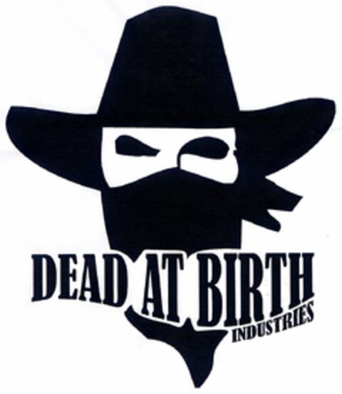 DEAD AT BIRTH INDUSTRIES Logo (DPMA, 02/10/2005)