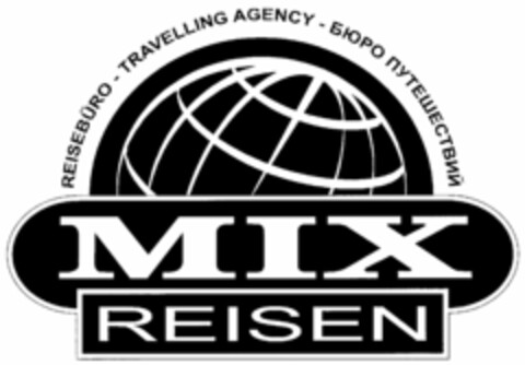 REISEBÜRO-TRAVELLING AGENCY-MIX REISEN Logo (DPMA, 25.05.2005)