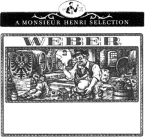 A MONSIEUR HENRI SELECTION WEBER Logo (DPMA, 04/19/1995)