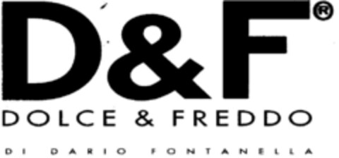 D&F DOLCE & FREDDO DI DARIO FONTANELLA Logo (DPMA, 08.06.1996)