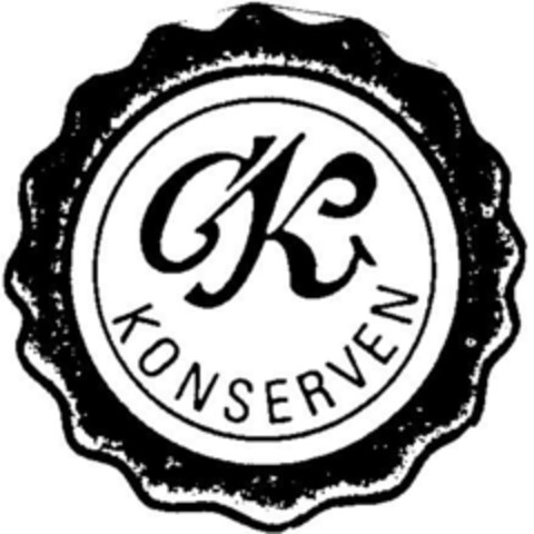 K KONSERVEN Logo (DPMA, 18.07.1996)