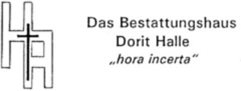 Das Bestattungshaus Dorit Halle hora incerta Logo (DPMA, 15.12.1998)