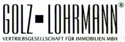 GOLZ LOHRMANN VERTRIEBSGESELLSCHAFT FÜR IMMOBILIEN MBH Logo (DPMA, 19.02.1999)