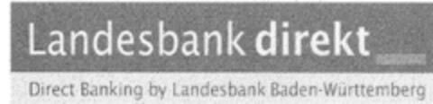 Landesbank direkt Direct Banking by Landesbank Baden-Württemberg Logo (DPMA, 12/17/1999)