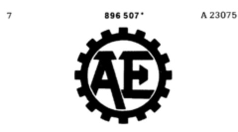 AE Logo (DPMA, 01/21/1972)