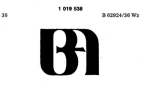 BA Logo (DPMA, 03.04.1979)