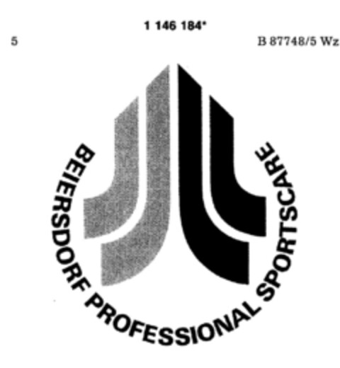 BEIERSDORF PROFESSIONAL SPORTSCARE Logo (DPMA, 10.07.1989)