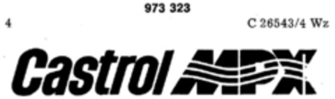 CASTROL MPX Logo (DPMA, 02.08.1977)