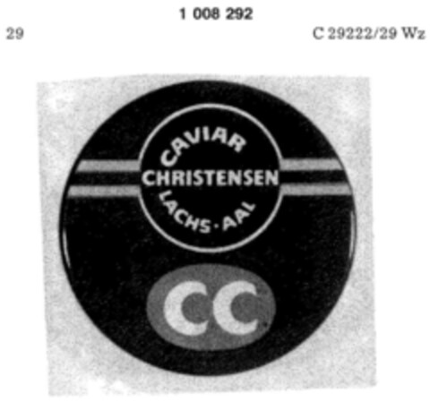 CAVIAR CHRISTENSEN LACHS AAL Logo (DPMA, 03/14/1980)