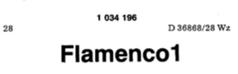 Flamenco 1 Logo (DPMA, 04.12.1981)