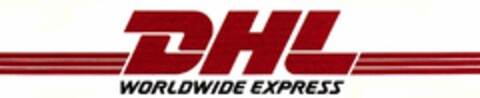 DHL WORLDWIDE EXPRESS Logo (DPMA, 28.08.1986)