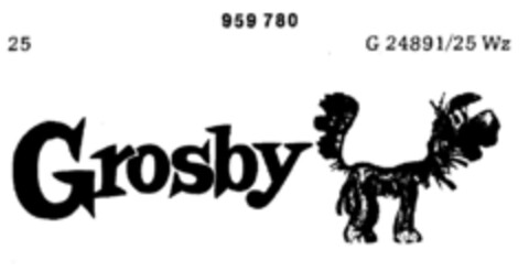 Grosby Logo (DPMA, 19.10.1976)