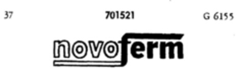 novoferm Logo (DPMA, 03/23/1956)