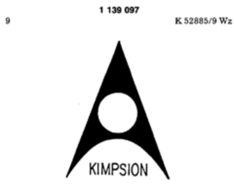 KIMPSION Logo (DPMA, 14.06.1988)