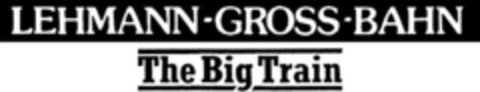 LEHMANN-GROSS-BAHN The Big Train Logo (DPMA, 12/22/1993)
