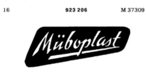 Müboplast Logo (DPMA, 02/28/1973)