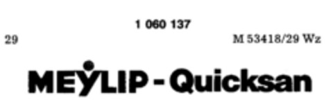 MEYLIP-Quicksan Logo (DPMA, 08/02/1983)