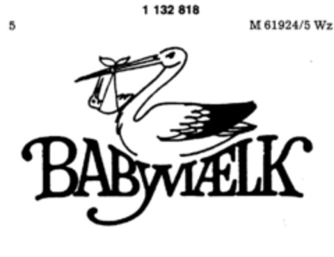 BABYMAELK Logo (DPMA, 11.12.1987)