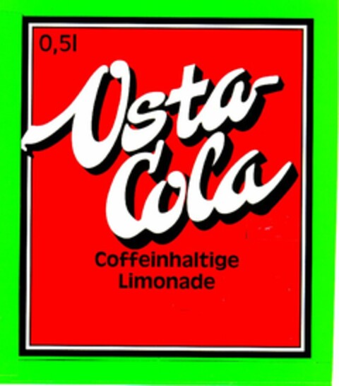 Osta Cola Coffeinhaltige Limonade Logo (DPMA, 01.12.1993)