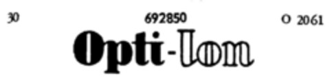 Opti-lon Logo (DPMA, 11.10.1955)