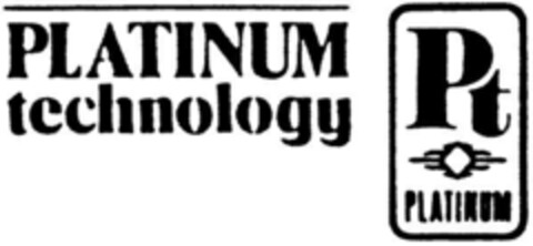 PLATINUM technology Logo (DPMA, 10.03.1989)