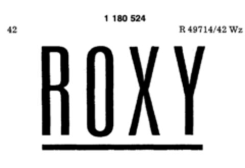 ROXY Logo (DPMA, 08.08.1990)