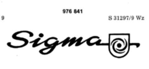 Sigma Logo (DPMA, 09.09.1977)