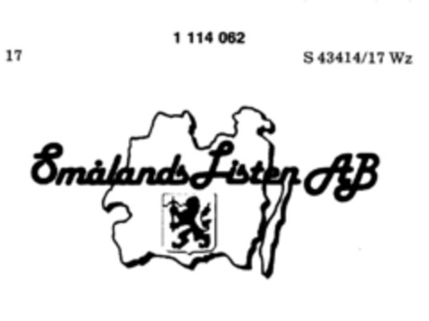 Smålands Listen AB Logo (DPMA, 06/10/1986)