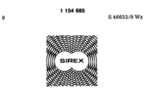 SIREX Logo (DPMA, 06.05.1988)