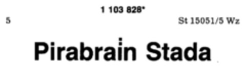 Pirabrain Stada Logo (DPMA, 13.02.1987)