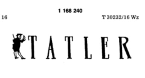 TATLER Logo (DPMA, 03/13/1990)