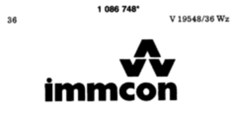 immcon Logo (DPMA, 02.10.1985)